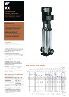 Вертикальный многоступенчатый насос Hydroo VX5-19R 0300 T 2340 5 2 IE3